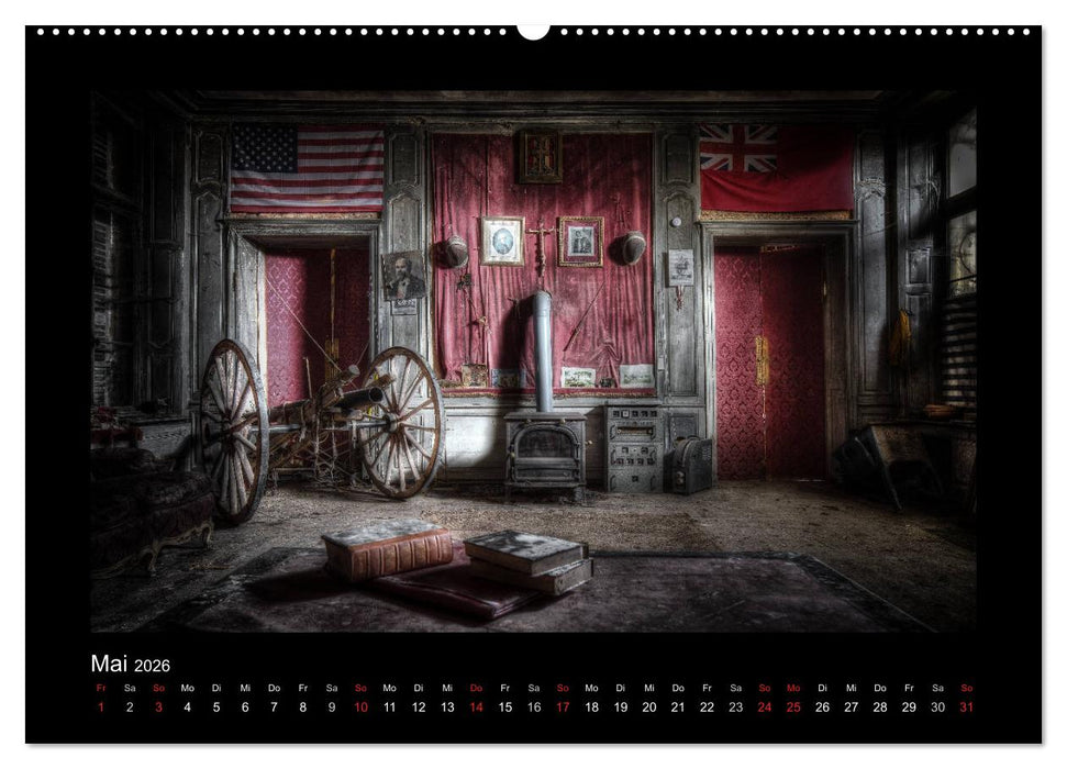 Lost Places - verlassene Orte vergangener Glanz (CALVENDO Premium Wandkalender 2026)