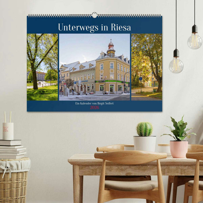 Unterwegs in Riesa (CALVENDO Wandkalender 2026)
