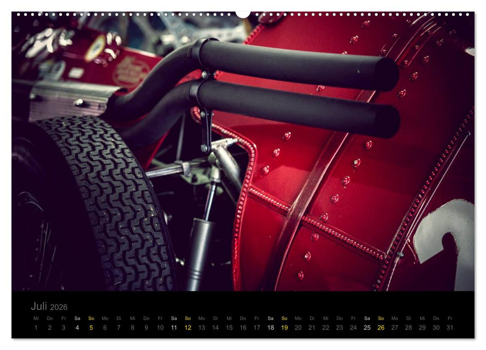 Classic Maserati Racing (CALVENDO Premium Wandkalender 2026)
