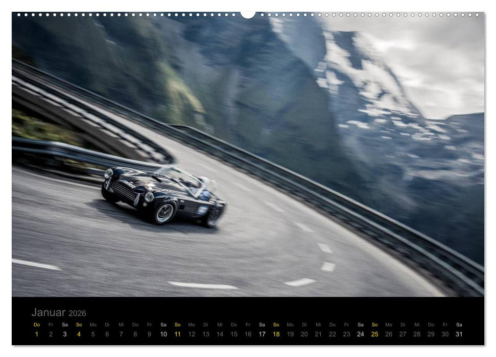 AC Cobra - Racing (CALVENDO Premium Wandkalender 2026)