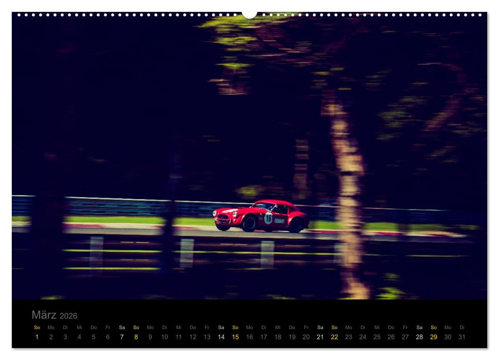 AC Cobra - Racing (CALVENDO Premium Wandkalender 2026)