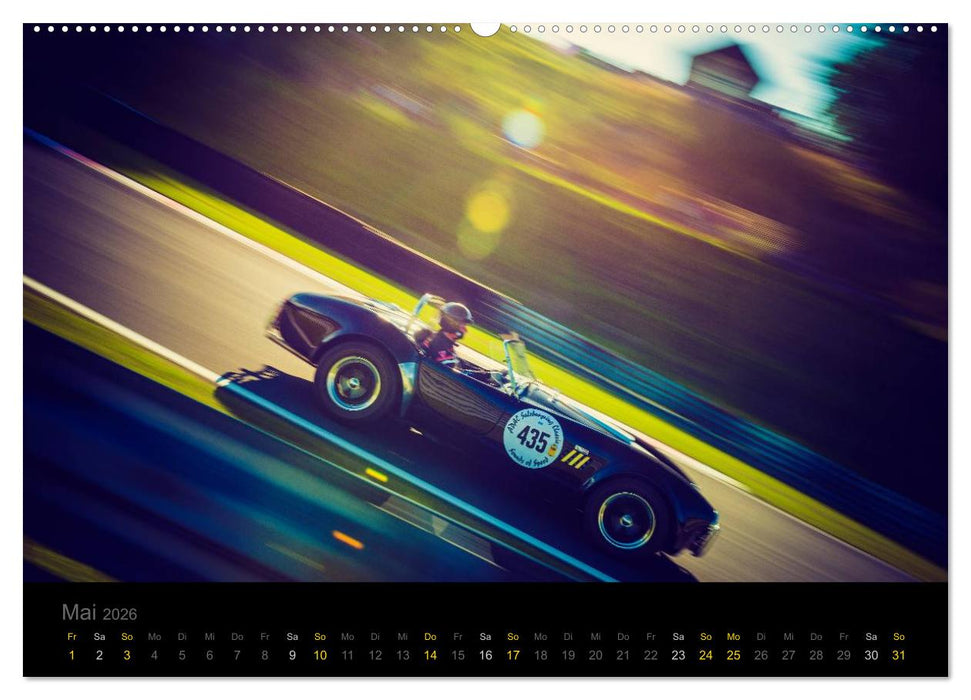 AC Cobra - Racing (CALVENDO Premium Wandkalender 2026)