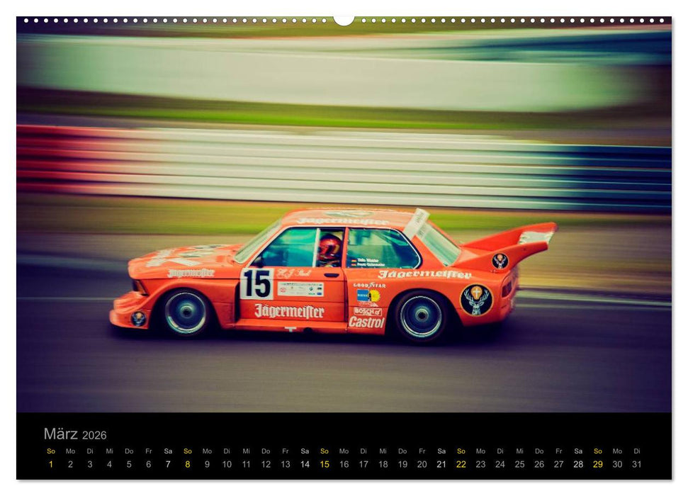 Classic BMW Racing (CALVENDO Premium Wandkalender 2026)