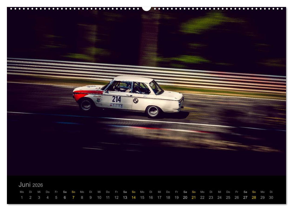 Classic BMW Racing (CALVENDO Premium Wandkalender 2026)