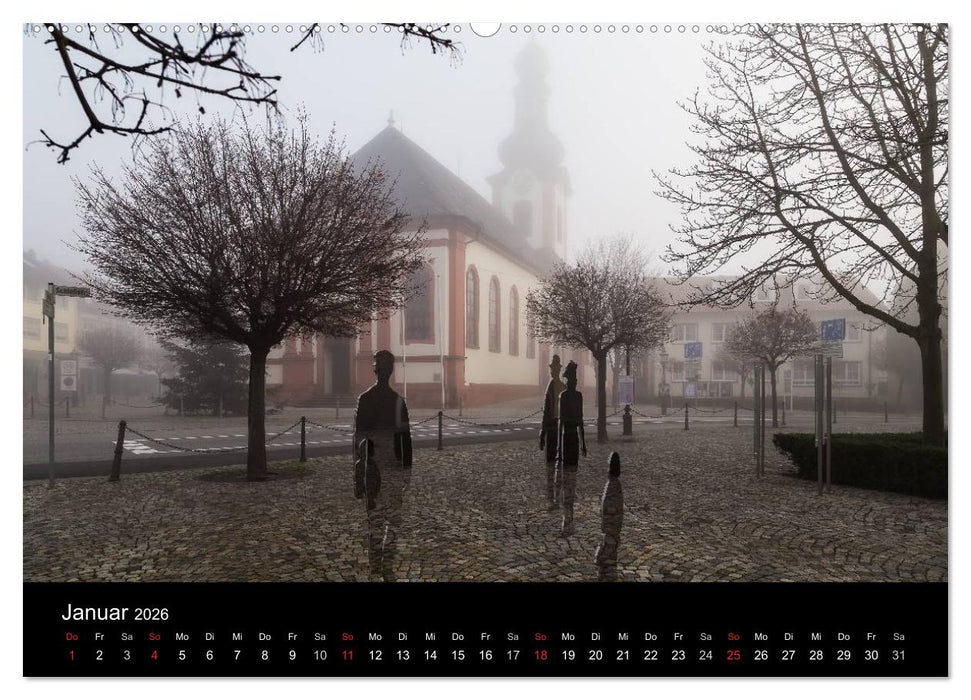 Schwetzingen - Ein Spaziergang durch die Perle der Kurpfalz (CALVENDO Wandkalender 2026)