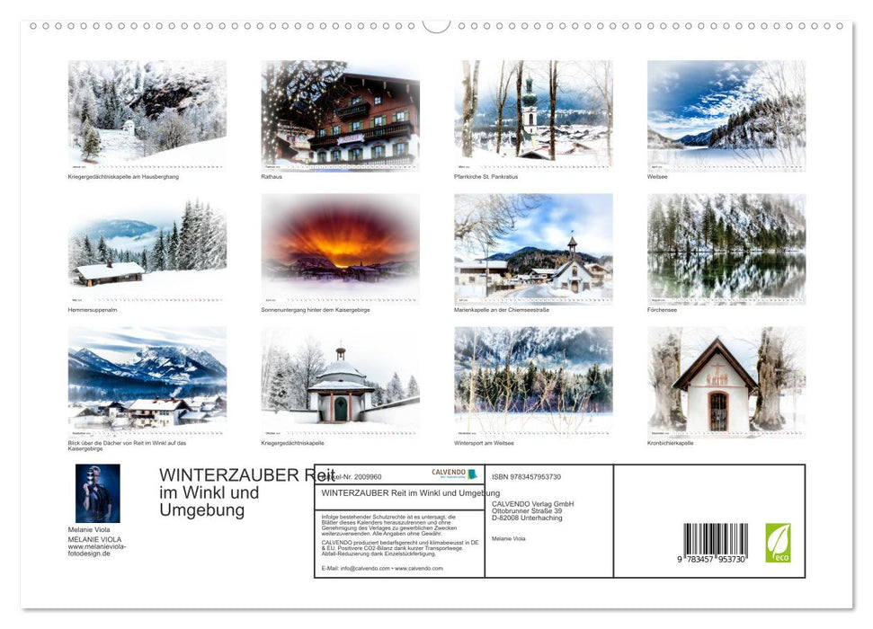 WINTERZAUBER Reit im Winkl und Umgebung (CALVENDO Premium Wandkalender 2026)