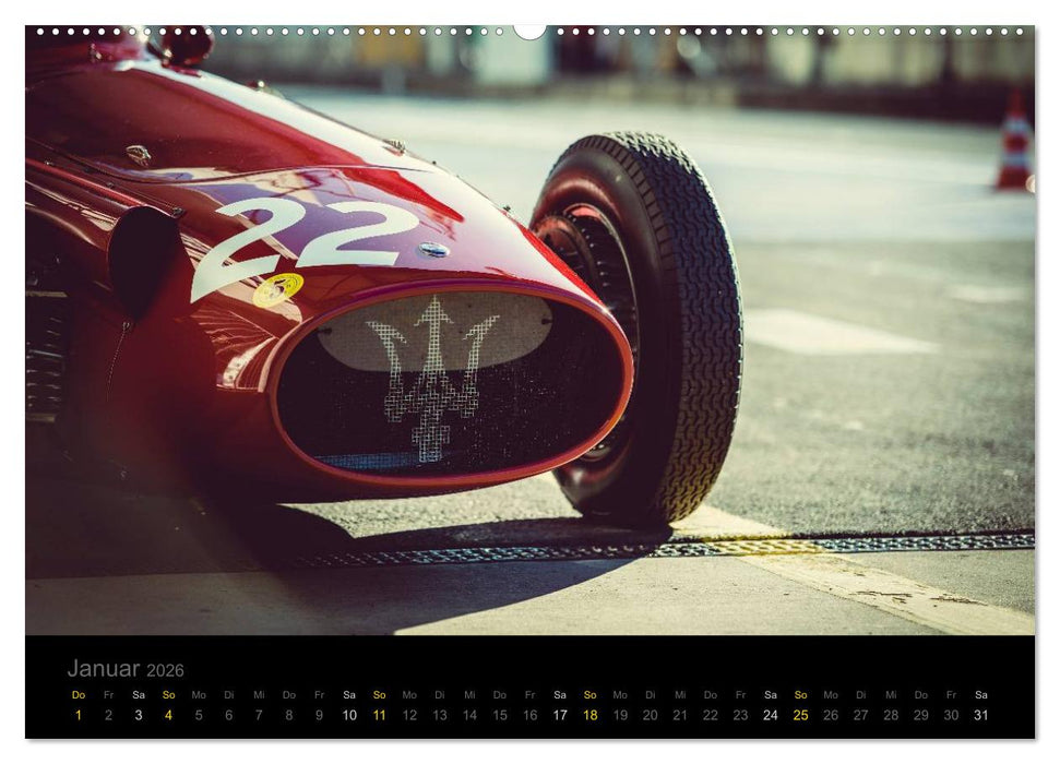 Classic Maserati Racing (CALVENDO Wandkalender 2026)