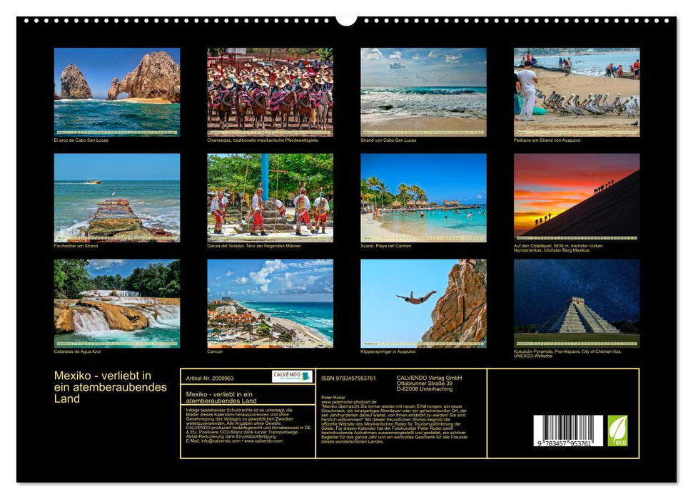 Mexiko - verliebt in ein atemberaubendes Land (CALVENDO Premium Wandkalender 2026)