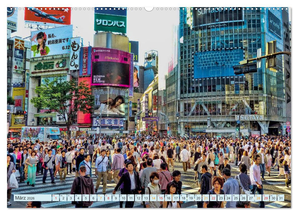 Japan - Hightech und Tradition (CALVENDO Premium Wandkalender 2026)