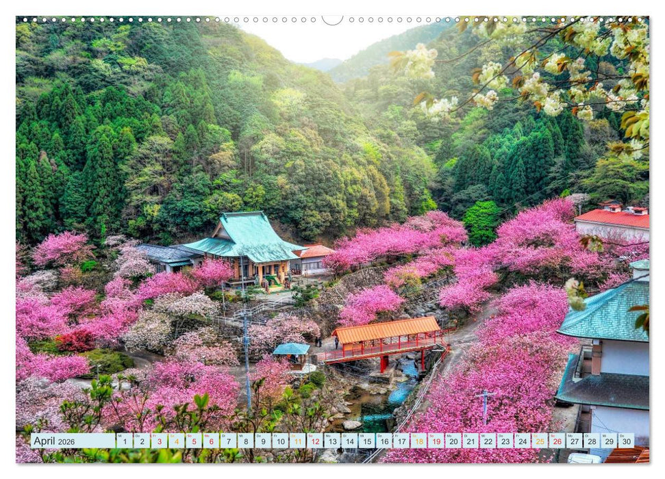 Japan - Hightech und Tradition (CALVENDO Premium Wandkalender 2026)