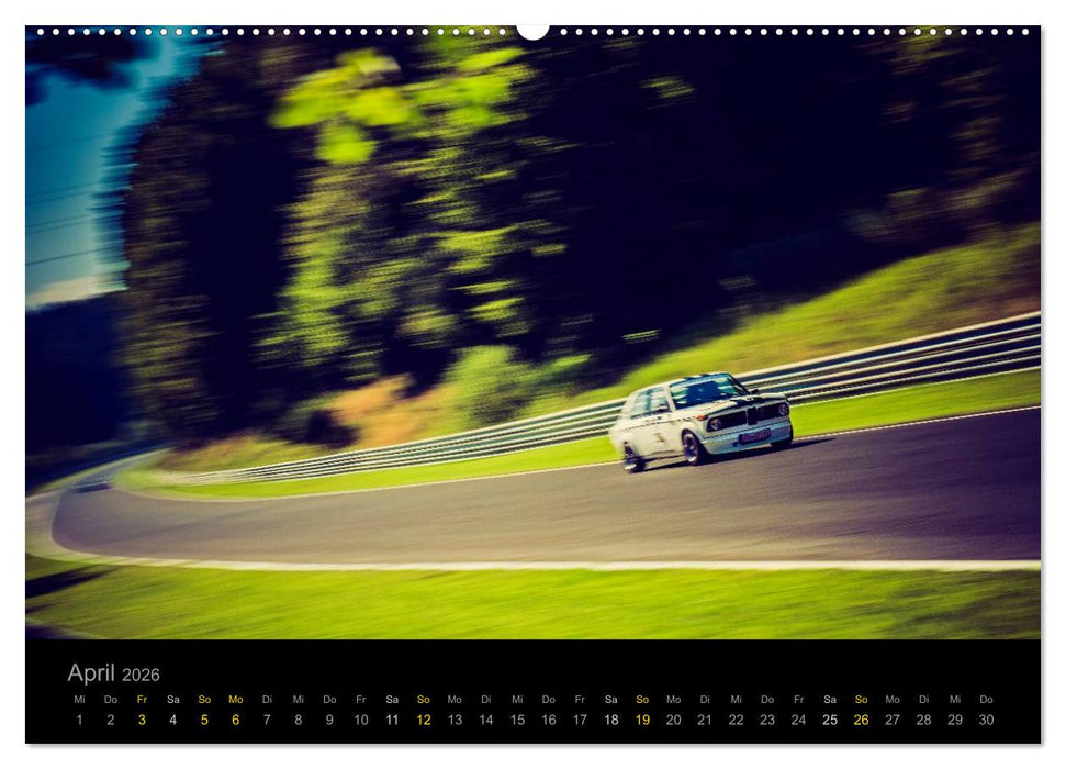 Classic BMW Racing (CALVENDO Wandkalender 2026)