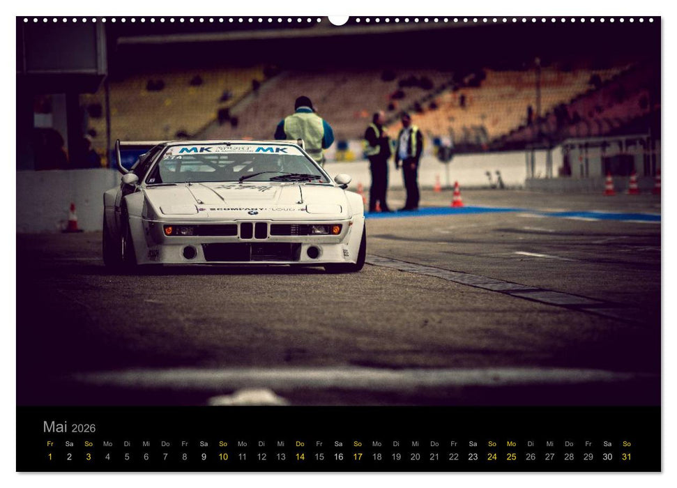 Classic BMW Racing (CALVENDO Wandkalender 2026)