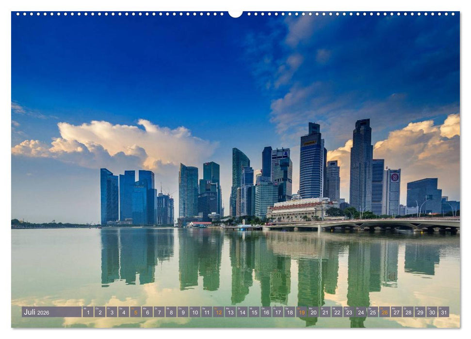 Singapur. Stadt der Superlative (CALVENDO Premium Wandkalender 2026)