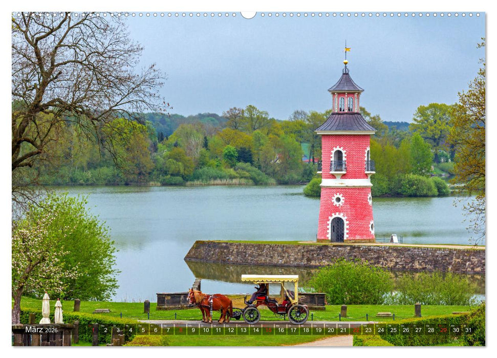 Moritzburg mit Schlossansichten (CALVENDO Premium Wandkalender 2026)