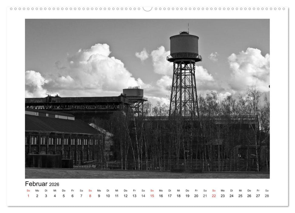 Bochum Black and White (CALVENDO Premium Wandkalender 2026)