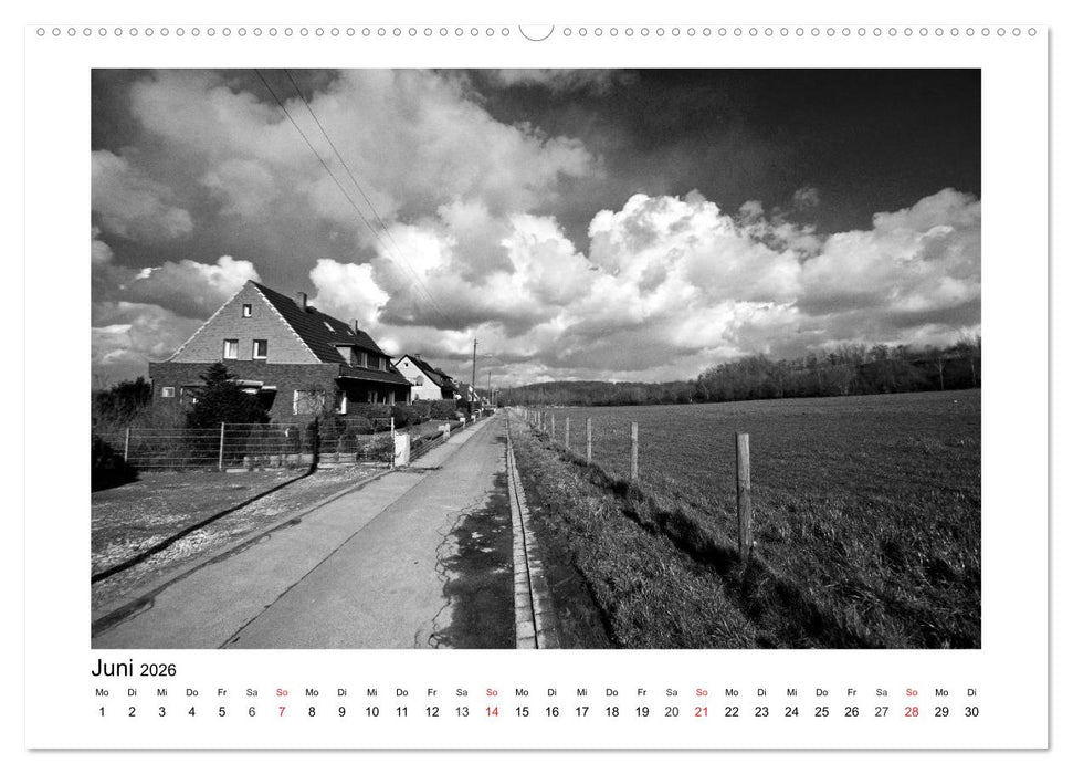 Bochum Black and White (CALVENDO Premium Wandkalender 2026)