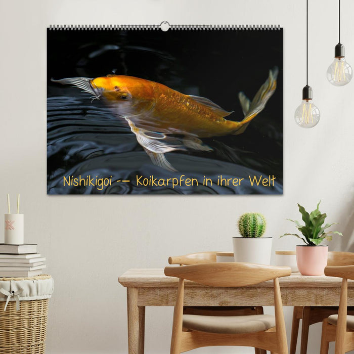 Nishikigoi – Koikarpfen in ihrer Welt (CALVENDO Wandkalender 2026)