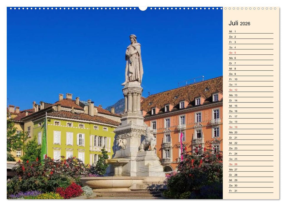 Südtirol - Zwischen Ortler und Dolomiten (CALVENDO Premium Wandkalender 2026)