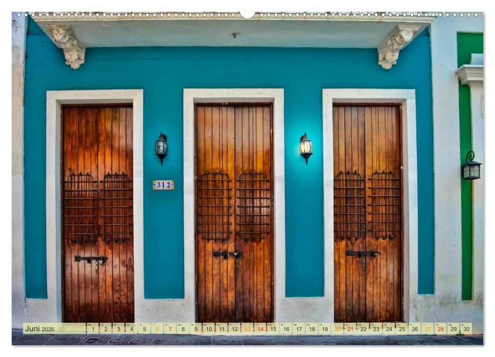 Die großen Antillen - Puerto Rico (CALVENDO Wandkalender 2026)