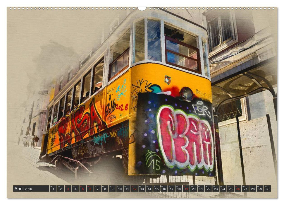 Traumhaftes Lissabon (CALVENDO Premium Wandkalender 2026)
