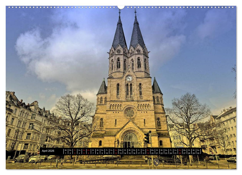 Wiesbaden Aquis Mattiacis (CALVENDO Premium Wandkalender 2026)