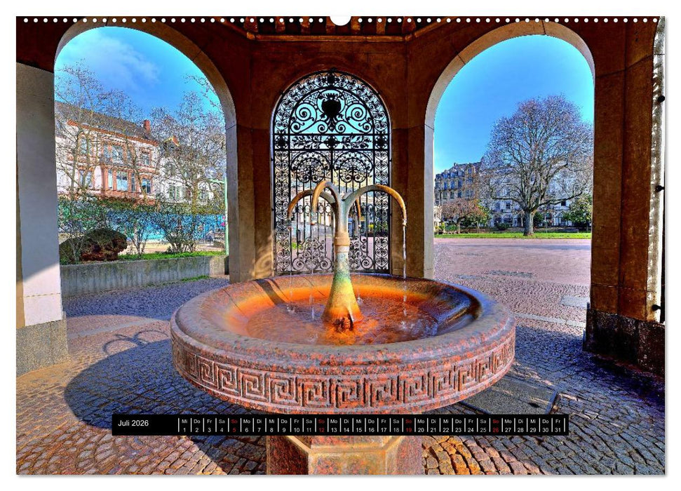 Wiesbaden Aquis Mattiacis (CALVENDO Premium Wandkalender 2026)