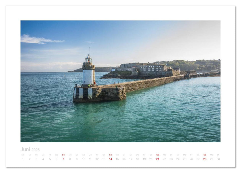 GUERNSEY und JERSEY - Britische Inseln im Ärmelkanal (CALVENDO Premium Wandkalender 2026)