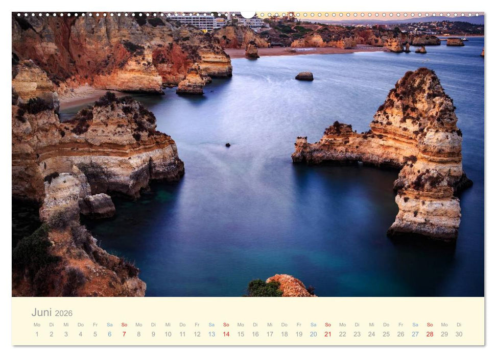 Algarve - Portugals goldene Küste (CALVENDO Wandkalender 2026)