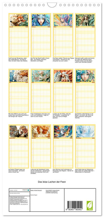 Das leise Lachen der Feen (CALVENDO Familienplaner 2026)