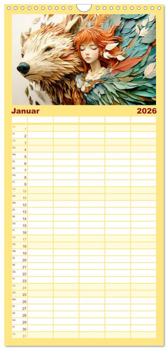 Das leise Lachen der Feen (CALVENDO Familienplaner 2026)