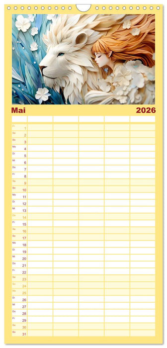 Das leise Lachen der Feen (CALVENDO Familienplaner 2026)