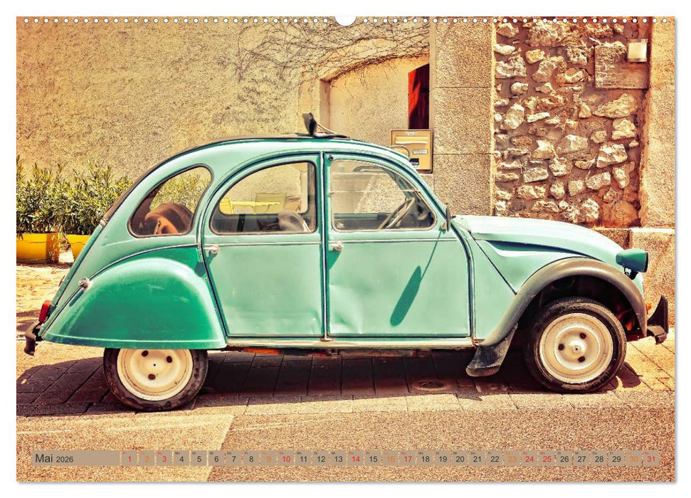 Die Legende - die Ente, Citroën 2CV (CALVENDO Premium Wandkalender 2026)
