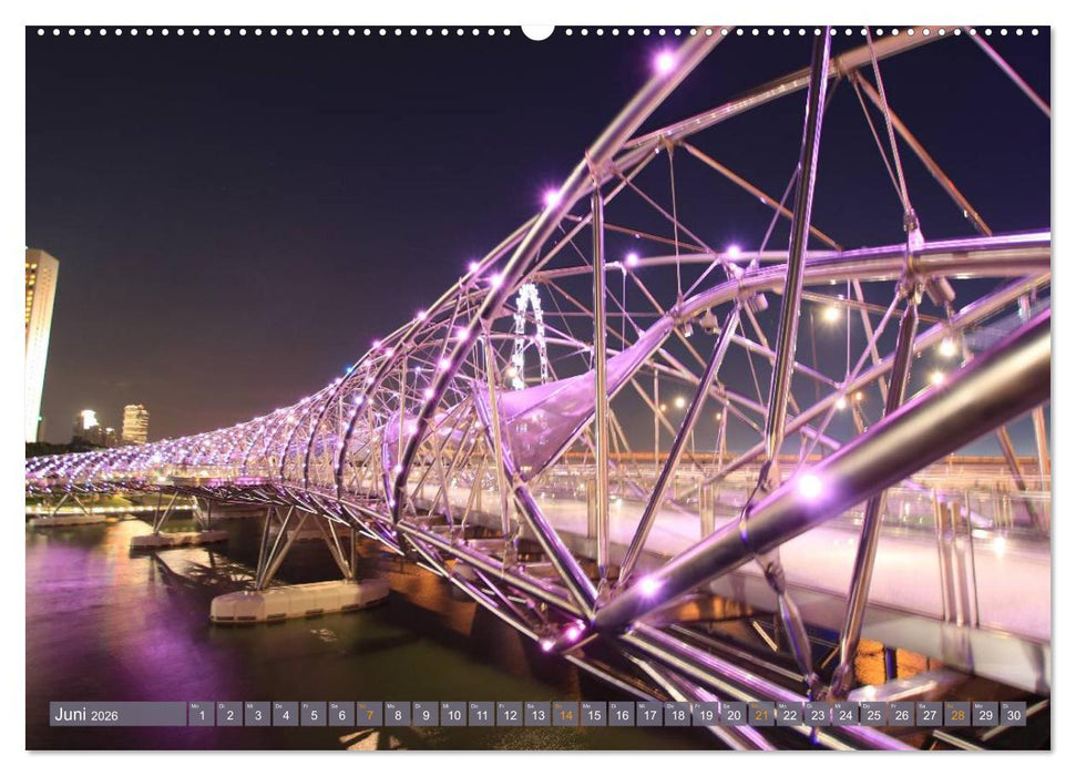 Singapur. Stadt der Superlative (CALVENDO Wandkalender 2026)