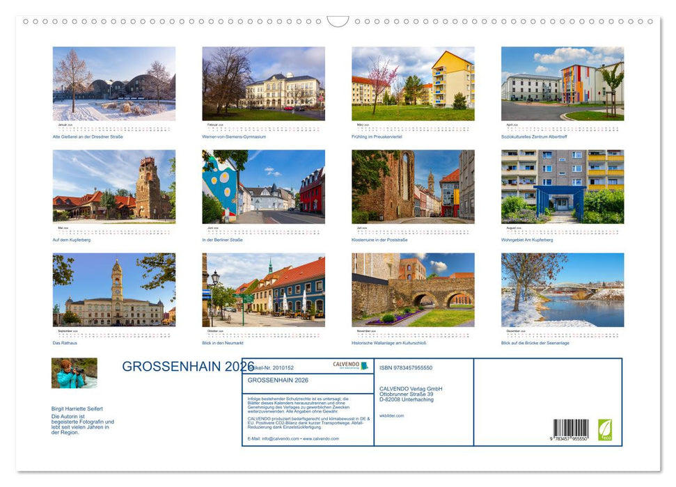 GROSSENHAIN 2026 (CALVENDO Wandkalender 2026)