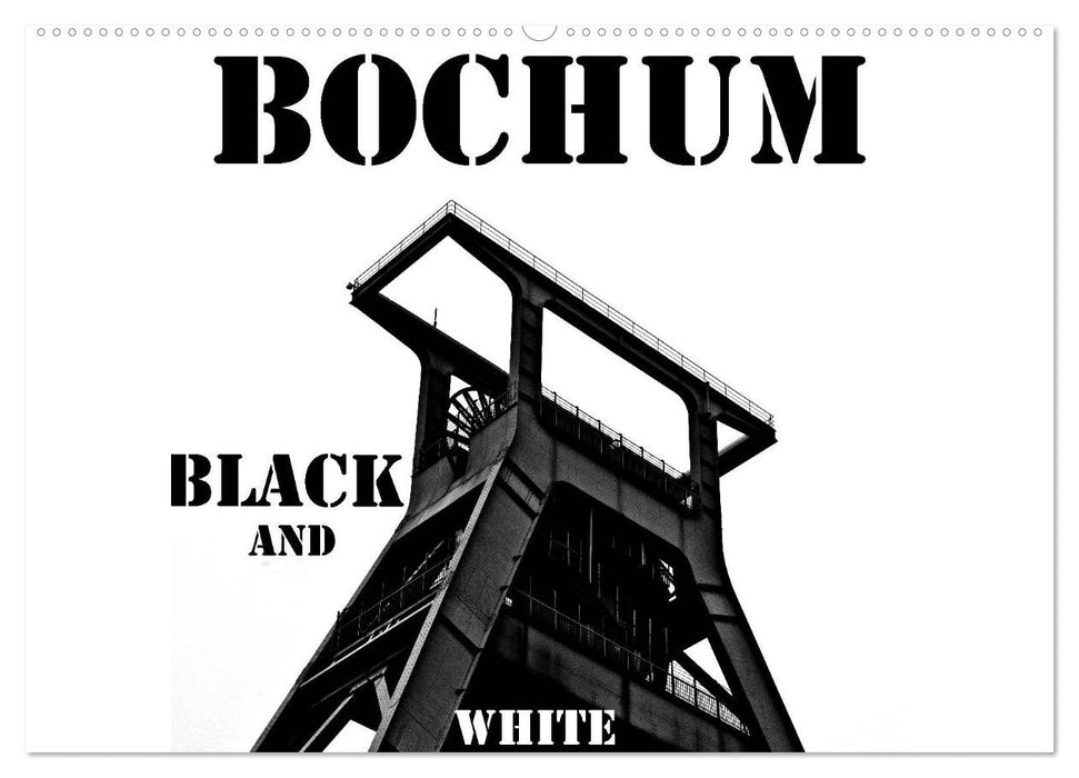 Bochum Black and White (CALVENDO Wandkalender 2026)