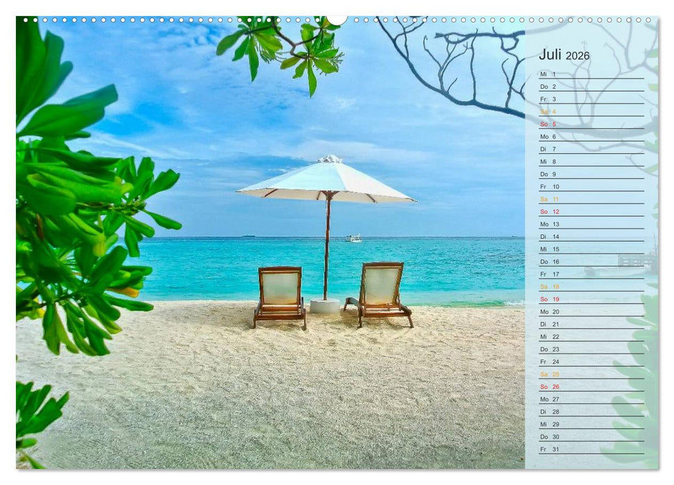 Strände wie ein Traum (CALVENDO Premium Wandkalender 2026)