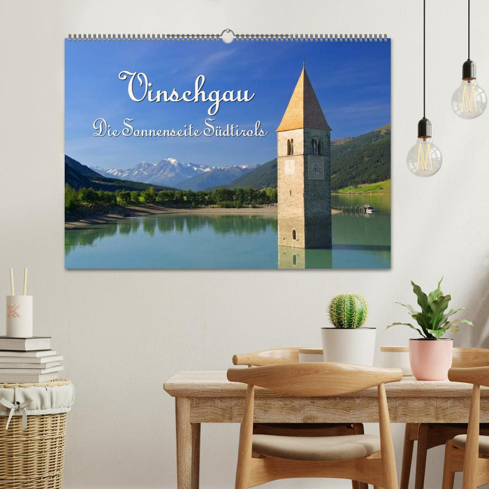 Vinschgau - Die Sonnenseite Südtirols (CALVENDO Wandkalender 2026)