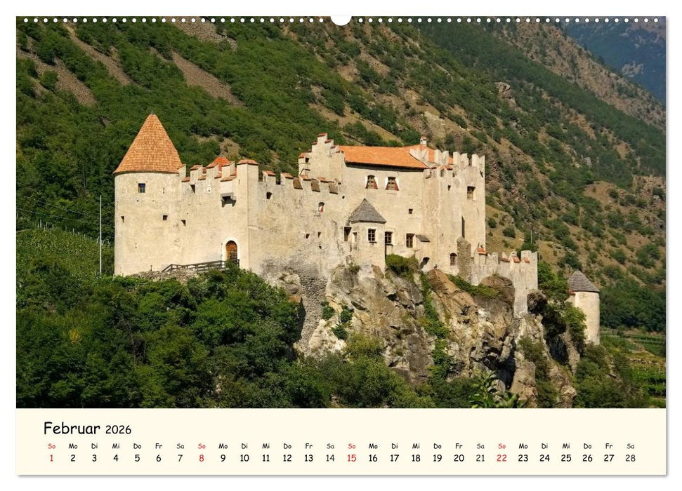Vinschgau - Die Sonnenseite Südtirols (CALVENDO Wandkalender 2026)