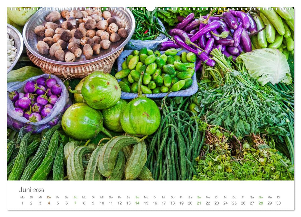 Märkte in Südostasien (CALVENDO Premium Wandkalender 2026)