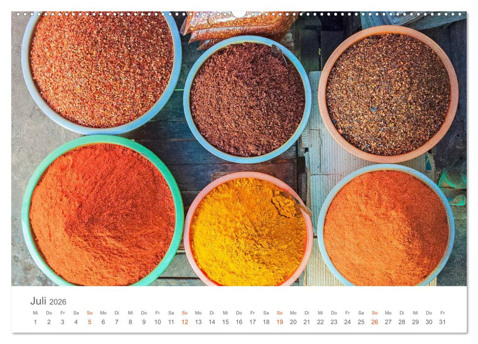 Märkte in Südostasien (CALVENDO Premium Wandkalender 2026)