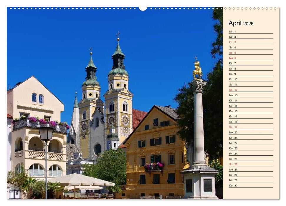 Südtirol - Zwischen Ortler und Dolomiten (CALVENDO Wandkalender 2026)
