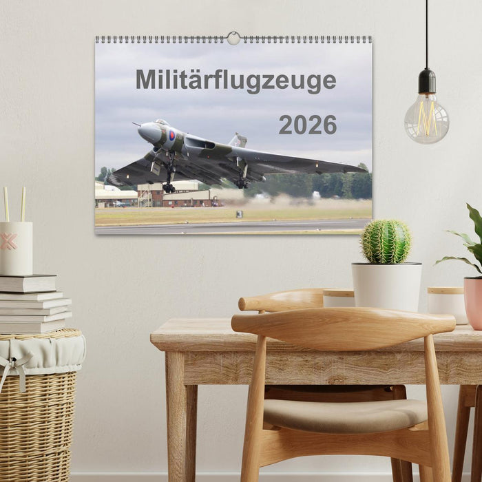 Militärflugzeuge 2026 (CALVENDO Wandkalender 2026)