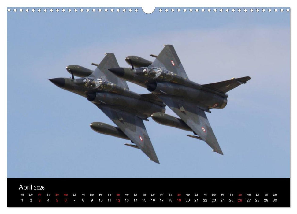 Militärflugzeuge 2026 (CALVENDO Wandkalender 2026)