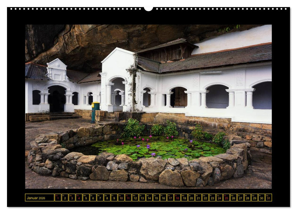 Sri Lanka - Landschaft und Kultur (CALVENDO Premium Wandkalender 2026)