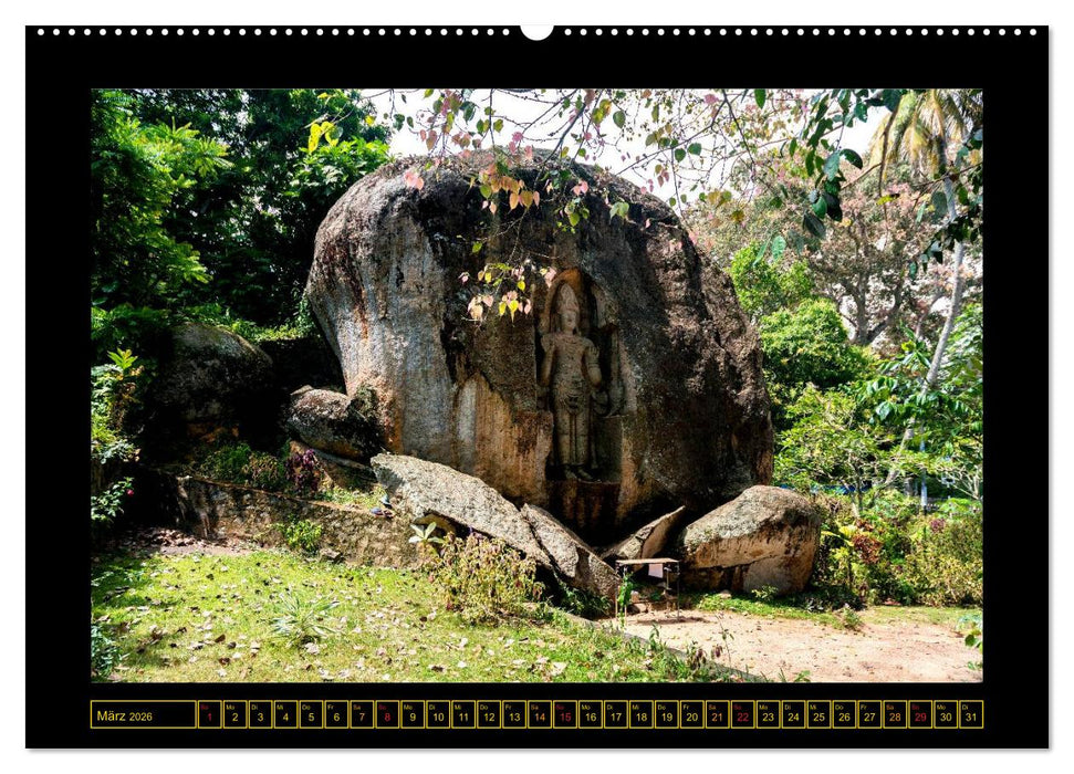 Sri Lanka - Landschaft und Kultur (CALVENDO Premium Wandkalender 2026)