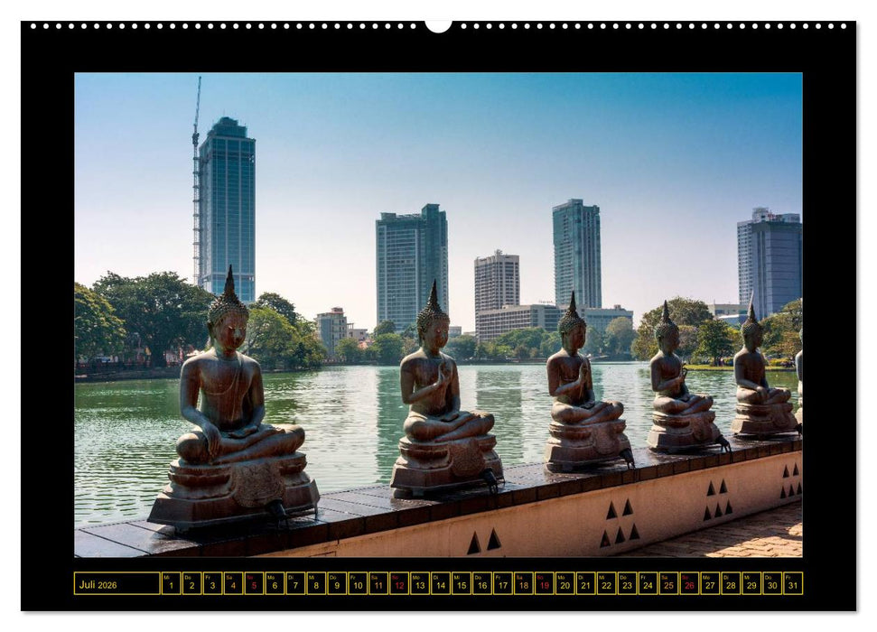 Sri Lanka - Landschaft und Kultur (CALVENDO Premium Wandkalender 2026)