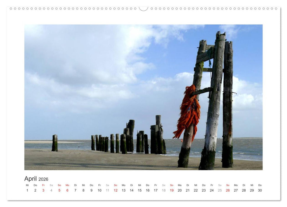 Wangerooge. Der Charme des Ostanlegers (CALVENDO Wandkalender 2026)