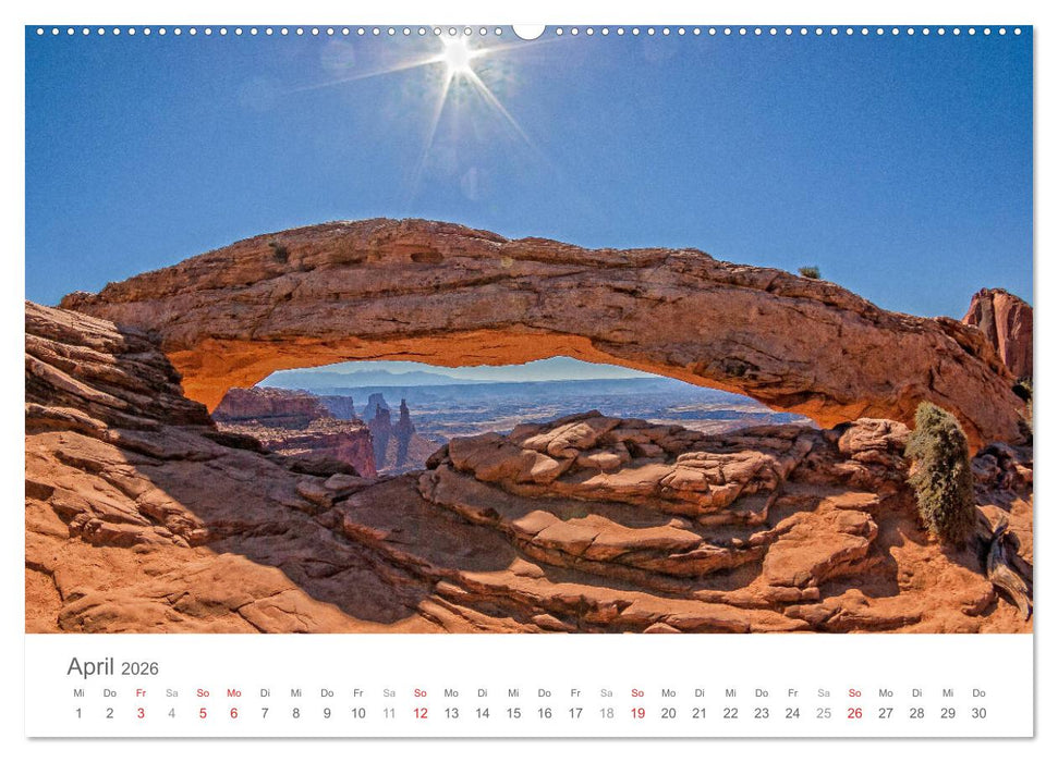 Naturwunder mit Indian Spirit (CALVENDO Wandkalender 2026)