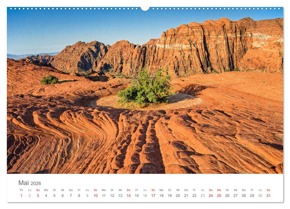 Naturwunder mit Indian Spirit (CALVENDO Wandkalender 2026)