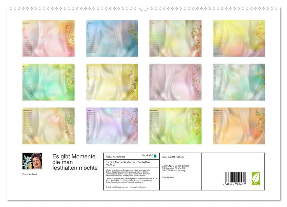 Es gibt Momente die man festhalten möchte (CALVENDO Premium Wandkalender 2026)